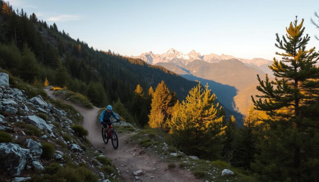 Lecco Mountain Biking Landscape