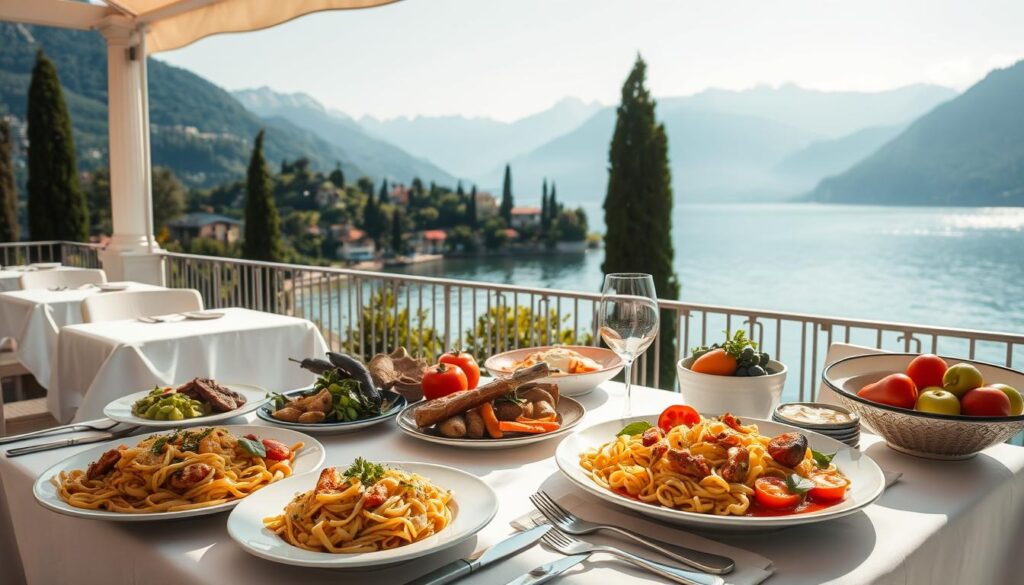 Traditional Italian Cuisine Lake Como