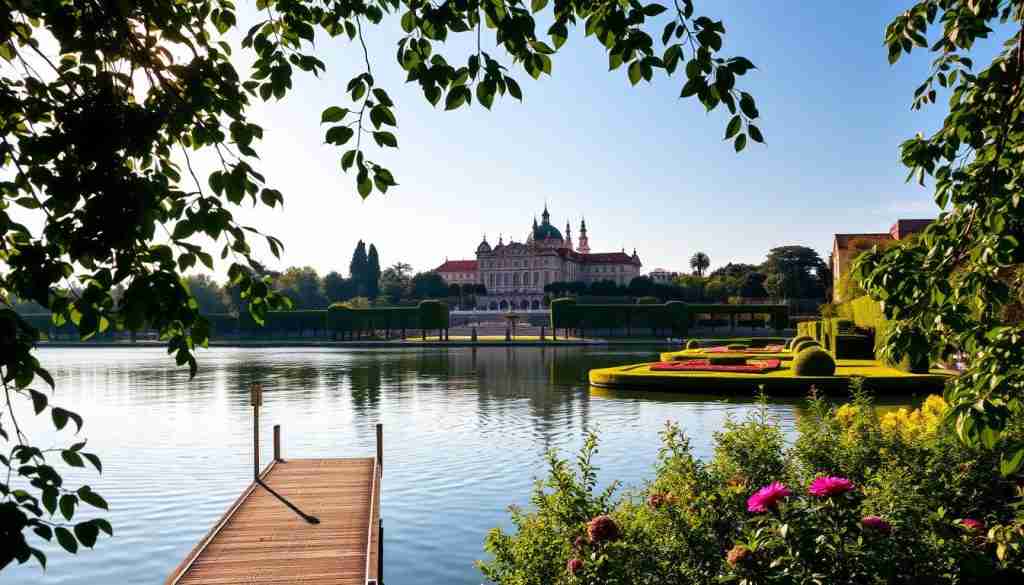 Mantua lakeside views and gardens